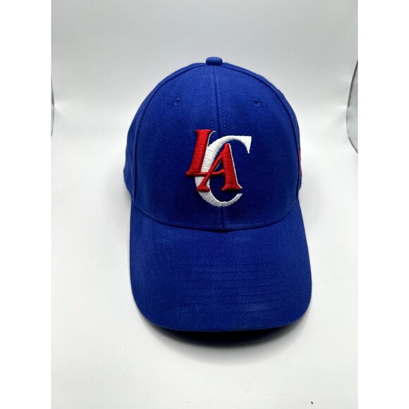 Adidas Los Angeles Clippers Blue Hat Cap Adjustable Strap NBA - Picture 1 of 9